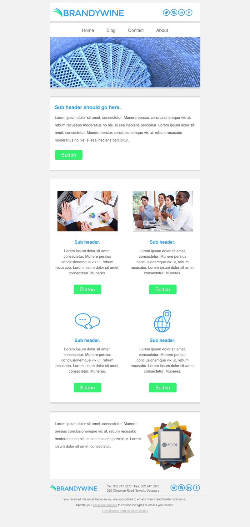 Brandywine G2 Email HubSpot Template