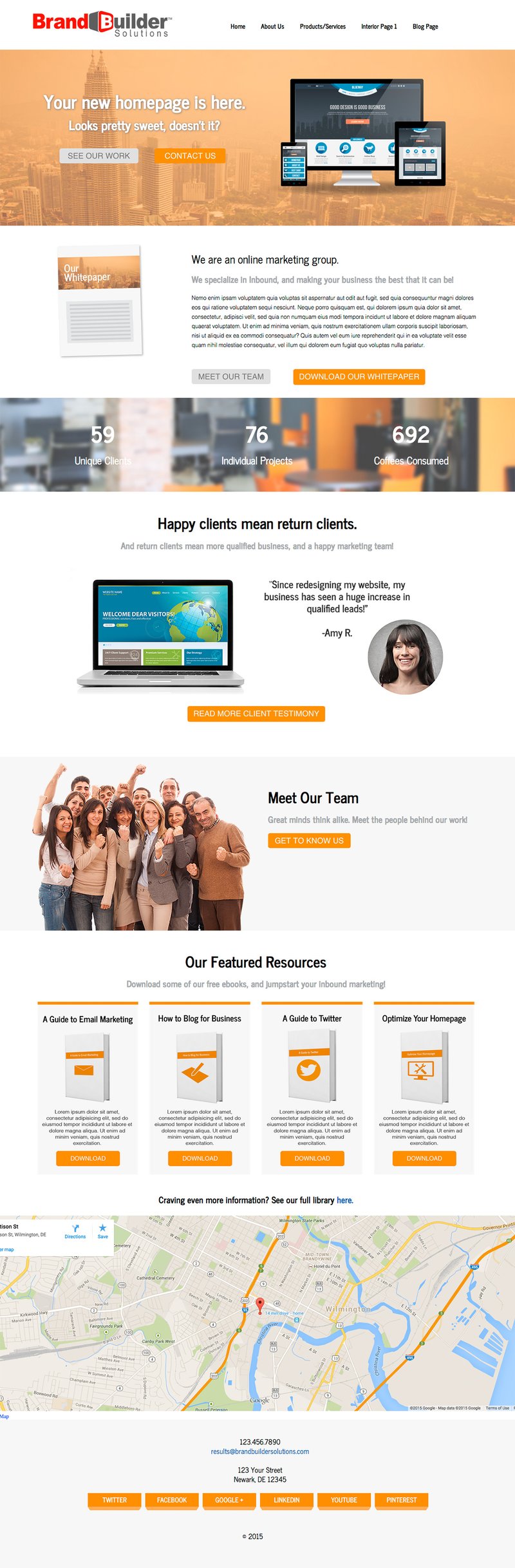 InboundResponsive 2 Home HubSpot template