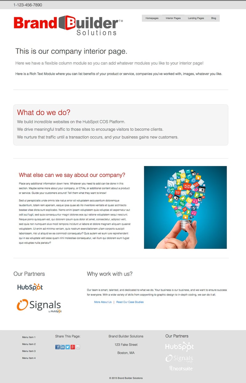 Optimize Responsive 1 Interior 2 HubSpot Template