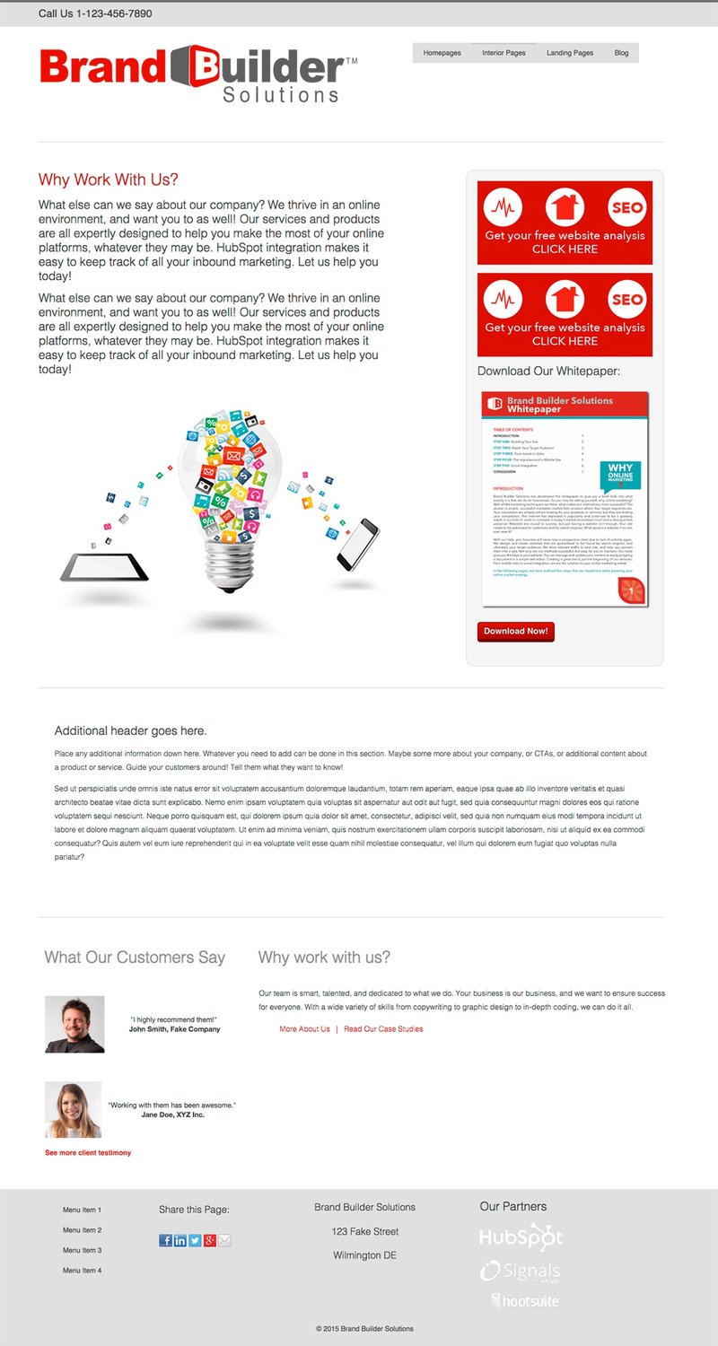 Optimize Responsive 1 Interior 4 HubSpot Template 