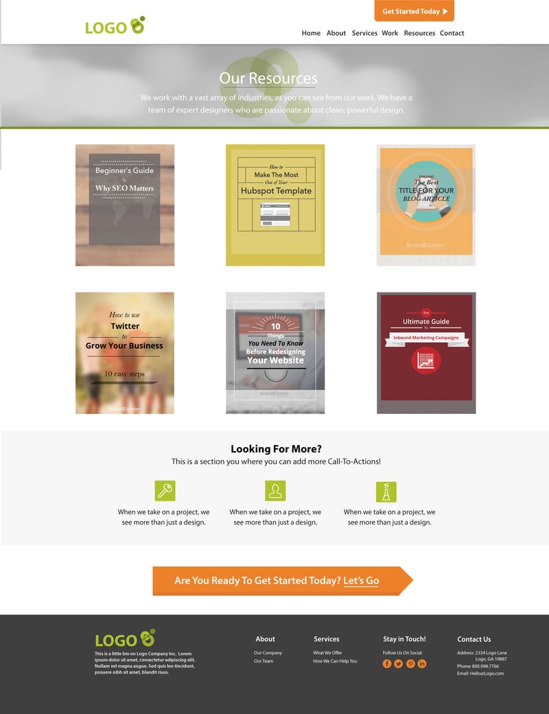 Remarkable Resources HubSpot Template