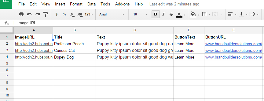spreadsheet